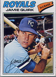 1977 Topps Baseball Cards      463     Jamie Quirk